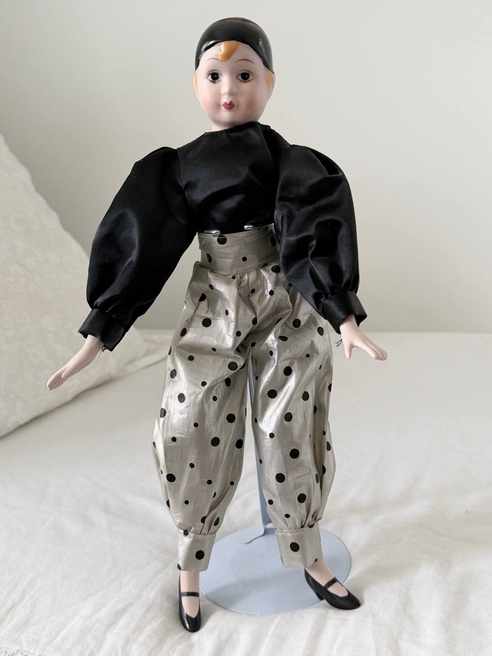 1980s Vintage Pierrot Doll